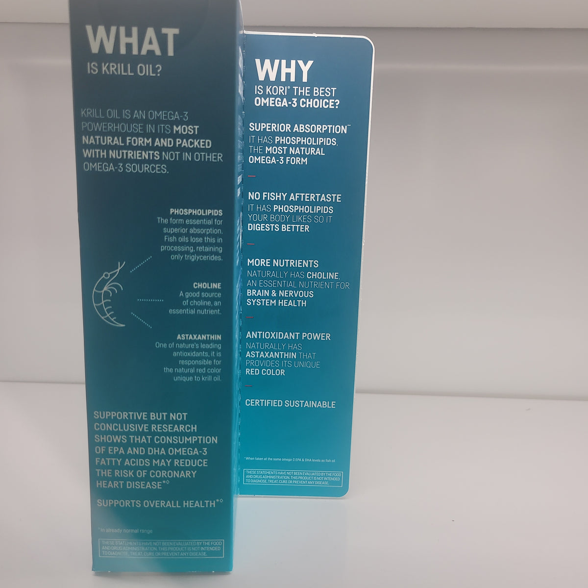 Kori pure antarctic krill oil 800mg 90softgels exp01/24 JBBwell