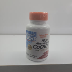 Doctors's Beat high absorption coq10 with Bioperine 100mg 120 softgels exp.10/24