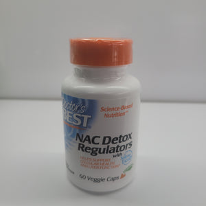 Doctor's best NAC Detox Regulators 60 veggie caps exp.04/24