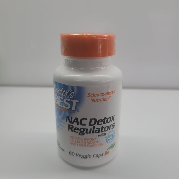 Doctor's best NAC Detox Regulators 60 veggie caps exp.04/24
