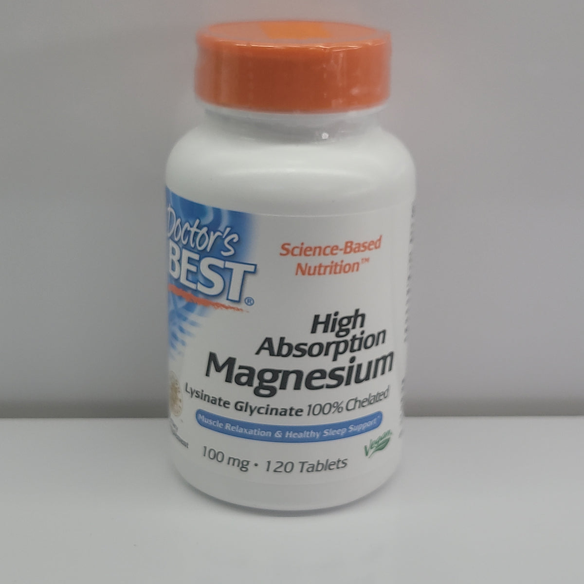 Doctor's Best High Absorption Magnesium Lysinate Glycinate 100mg 120 t