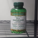 Nature's Bounty advanced d3+magnesium citrate 180 tablets dxp.06/25