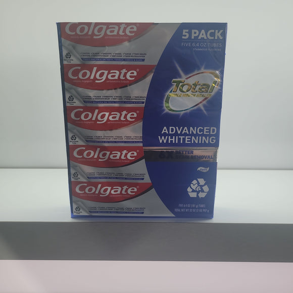 Cologate advanced whitening 5pack exp.08/24