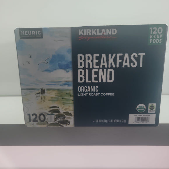 Kirkland Signature breakfast blend light roast coffee exp.10/24