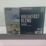 Kirkland Signature breakfast blend light roast coffee exp.10/24