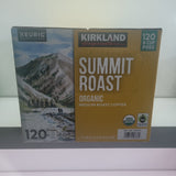 Kirkland Signature summit roast medium roast 120 cups exp.12/24