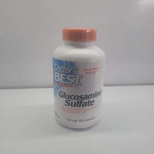 Doctor's best glucosamine sulfate 750mg 180caps exp.02/24