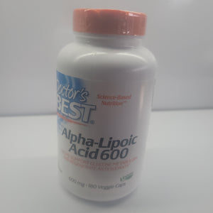 Doctor's best alpha lipoic acid 600mg 180 veggie caps exp.11/24