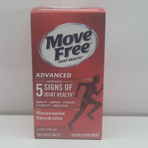 Schiff move free advanced joint support 200 tablets exp.09/25