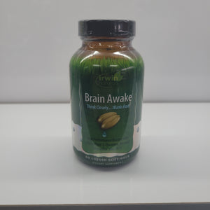 Irwin naturals Brain Awake 60 liquid softgels exp.12/23