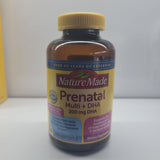 Nature made Prenatal multi+DHA 200mg 150 softgels 02/24