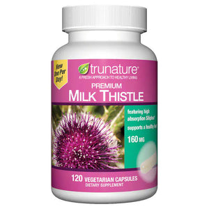trunature Premium Milk Thistle 160 mg., 120 Vegetarian Capsules 03/24