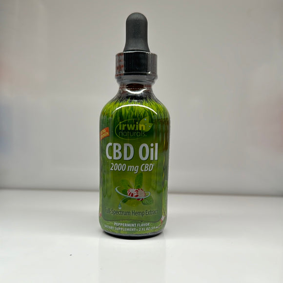 Irwin Naturals CBD Oil, 2 Fluid OZ