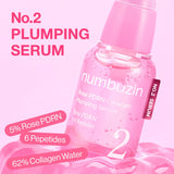 <RED> Numbuzin No.2 Rose PDRN Collagen Plumping Serum 1.01 fl. oz. / 30ml