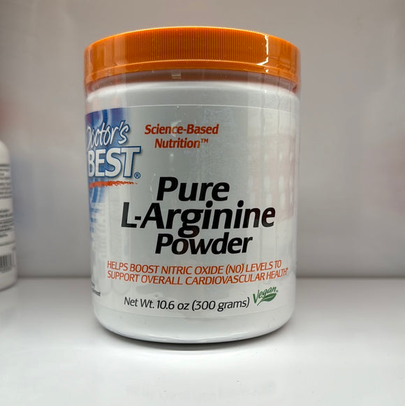 Doctor’s Best Pure L-Arginine Powder, 10.6oz
