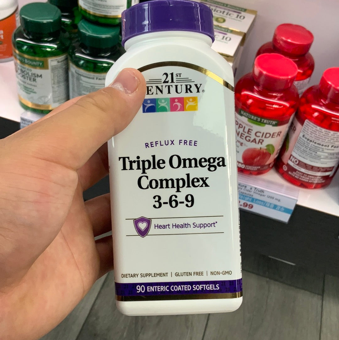 21 century triple omega complex 369, 90 enteric coated JBBwell