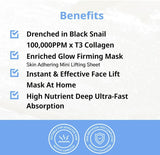 Dr.G Black Snail Lifting Mask, 0.94 fl.oz. 5pk