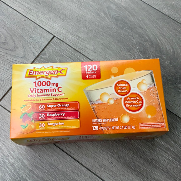 Emergen-C 1000MG Vitamin C  120 pack