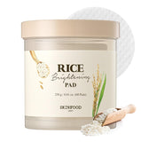 SKINFOOD Rice Daily Brightening Face Toner Pad 60 Pads