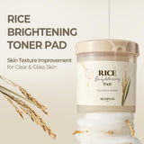 SKINFOOD Rice Daily Brightening Face Toner Pad 60 Pads