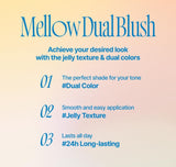 Fwee Mellow Dual Blusher RD01 Follow Me