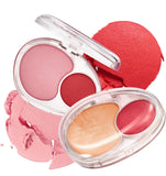 Fwee Mellow Dual Blusher RD01 Follow Me