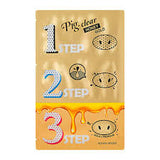 Holika Holika Pig-Clear Honey Gold 3 step Blackhead Sheet Mask