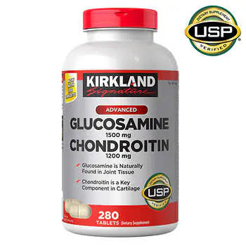 Kirkland Signature Glucosamine & Chondroitin, 280 Tablets Exp. 11/26