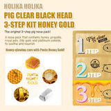 Holika Holika Pig-Clear Honey Gold 3 step Blackhead Sheet Mask