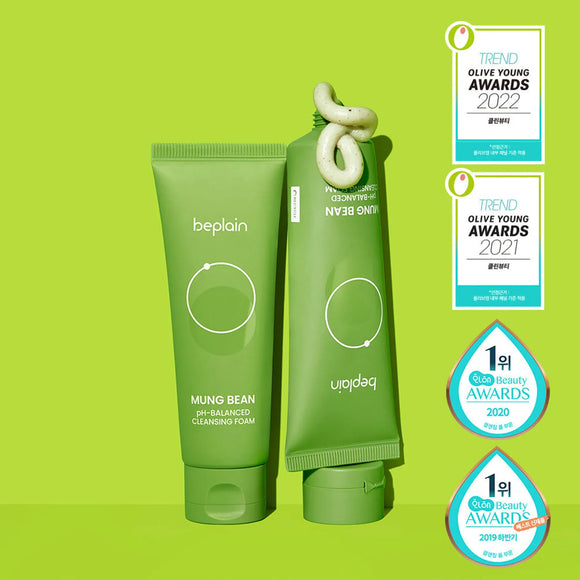 Beplain Mung Bean pH-Balanced Cleansing Foam 150ml