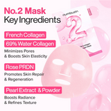 <RED> Numbuzin No.2 Rose PDRN Collagen Water Plumping Mask 5
