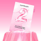 <RED> Numbuzin No.2 Rose PDRN Collagen Water Plumping Mask 5