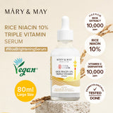Mary & May Vegan Rice Niacin 10% Triple Vitamin Serum 80ml