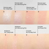 Peripera Sugar Twinkle Duo Eye Stick 05 Frozen Pink