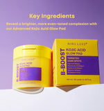 <RED> Nine Less B-Boost Kojic Acid Glow Pad 80