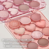 Colorgram Pin Point Eyeshadow Palette 02 Pink+Mauve