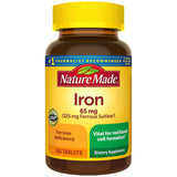 Nature Made Iron 65 mg., 365 Tablets Exp. 10/24