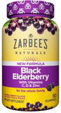 ZARBEE'S NATURALS NEW FORMULA, BLACK ELDERBERRY, 90 GUMMIES Exp. 03/23