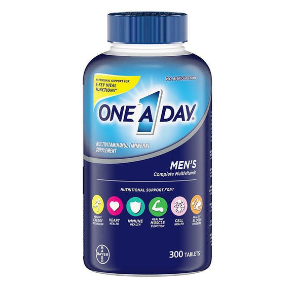 One A Day Men's Multivitamin, 300 Tablets Exp. 03/24