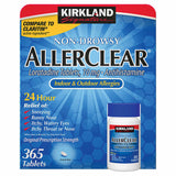 Kirkland Signature Non-Drowsy AllerClear Antihistamine 10mg., 365 Tablets Exp.07/24