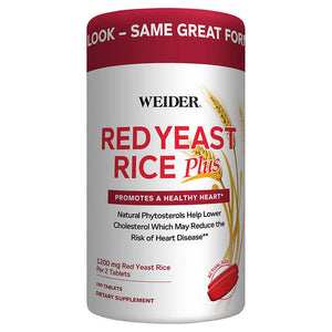 Weider Red Yeast Rice Plus 1200 mg., 240 Tablets Exp. 01/24