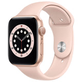 Apple Watch Series 6 GPS 40mm Gold Aluminum Smartwatch - Pink Sand Sport Band