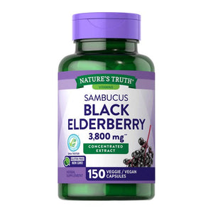 nature's truth sambucus black elderberry 3800 mg Exp.04/24