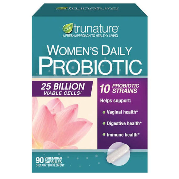trunature Women's Daily Probiotic, 90 Vegetarian Capsules Exp. 09/24