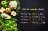 Kirkland Signature Adult 50+ Mature Multi Vitamins & Minerals, 400 Tablets Exp. 02/24