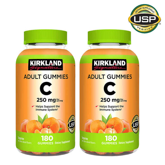 Kirkland Signature Vitamin C 250 mg., 360 Adult Gummies Exp. 02/24