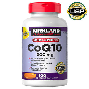 Kirkland Signature CoQ10 300 mg., 100 Softgels Exp. 05/24