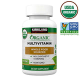 Kirkland Signature USDA Organic Multivitamin, 80 Coated Tablets Exp. 10/23