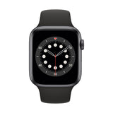Apple Watch Series 6 GPS 40mm Space Gray Aluminum Smartwatch - Black Sport Band