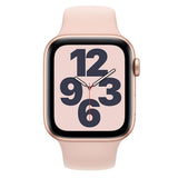 Apple Watch Series SE GPS 40mm Gold Aluminum Smartwatch - Pink Sand Sport Band